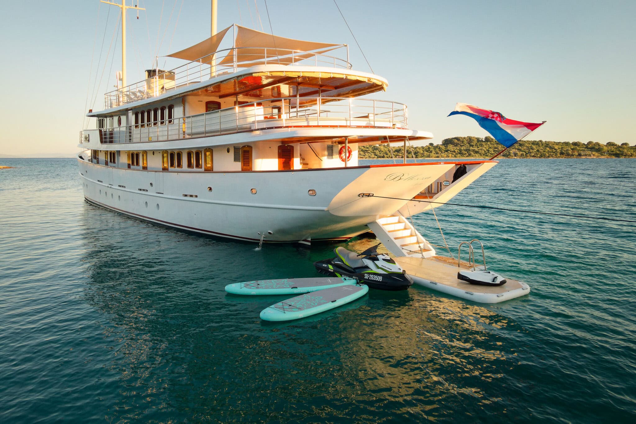 bellezza ship on Croatia sail & cycling tours